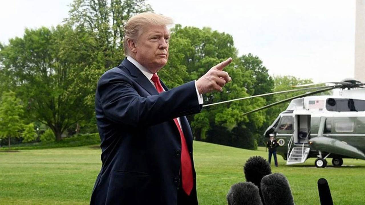 trumpin icinde bulundugu helikoptere lazer dogrultan kisi gozaltina alindi vdfcks5Z