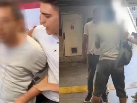 Metrobüsteki kadının fotoğrafını gizlice çeken kişiye vatandaş müdahalesi